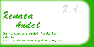 renata andel business card